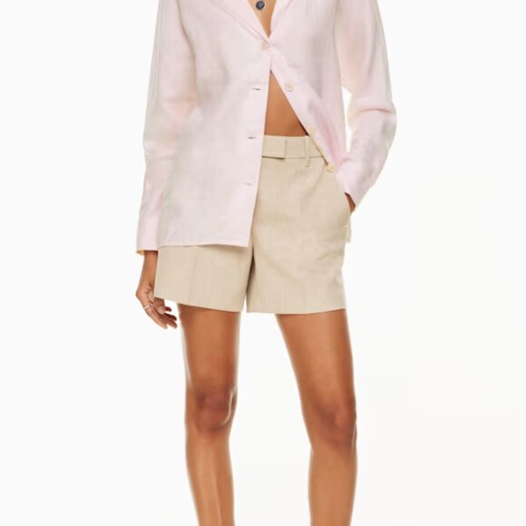 Aritzia Wilfred 100% Organic Linen Freeform Button Up Shirt Jacket Size S - Picture 2 of 10